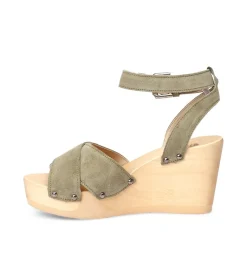 SOFTCLOX Abbie Kaschmir Khaki (Natur)-Frau Sandaletten