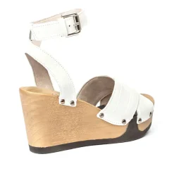 SOFTCLOX Abbie Krokoprint Weis-Frau Sandaletten