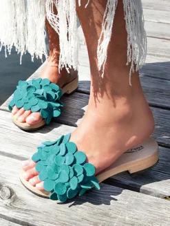 SOFTCLOX Bella Kaschmir Turkis (Hazelnut)-Frau Pantoletten