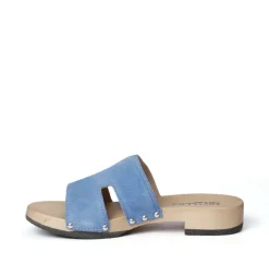SOFTCLOX Blida Jeanslook Blau (Hazelnut)-Frau Pantoletten