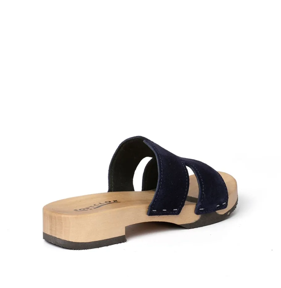 SOFTCLOX Blida Kaschmir Midnight (Hazelnut)-Frau Pantoletten