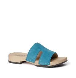 SOFTCLOX Blida Kaschmir Pacificgreen (Hazelnut)-Frau Pantoletten