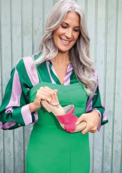 SOFTCLOX Blida Kaschmir Pink Kiss (Hazelnut)-Frau Pantoletten