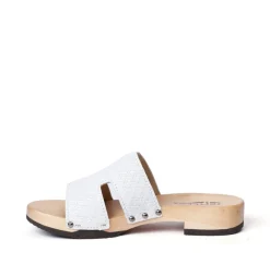 SOFTCLOX Blida Twist Bianco (Hazelnut)-Frau Pantoletten