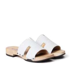 SOFTCLOX Blida Twist Bianco (Hazelnut)-Frau Pantoletten