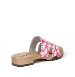 SOFTCLOX Blida Web Neonpink (Hazelnut)-Frau Pantoletten