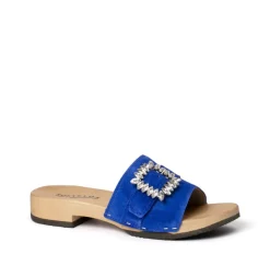 SOFTCLOX Blomma Kaschmir Blue Orchid (Hazelnut)-Frau Pantoletten