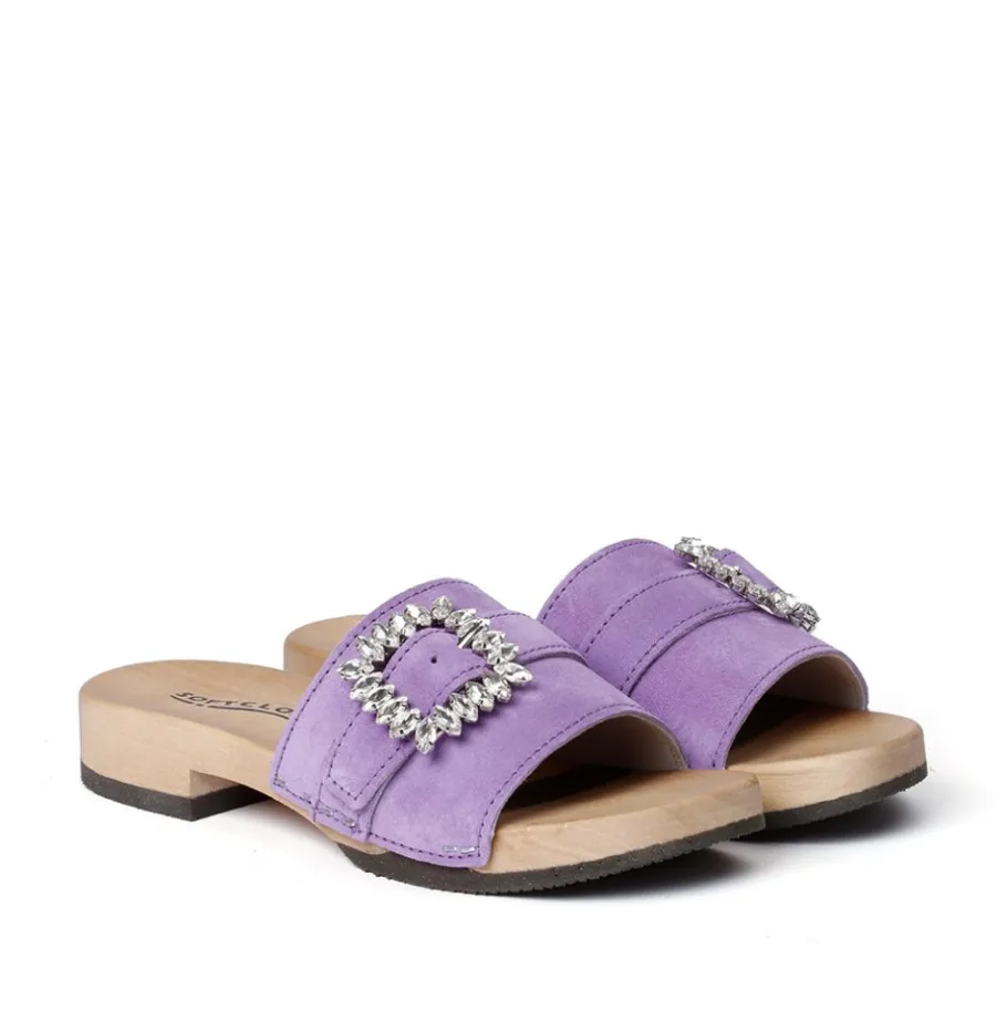 SOFTCLOX Blomma Kaschmir Violett (Hazelnut)-Frau Pantoletten