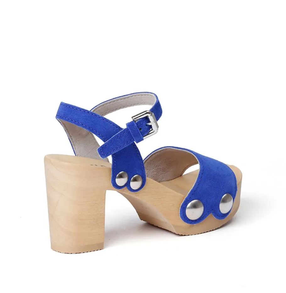 SOFTCLOX Eilyn Kaschmir Blue Orchid (Natur)-Frau Sandaletten