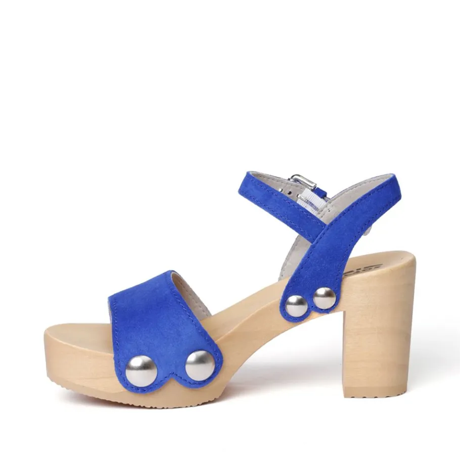 SOFTCLOX Eilyn Kaschmir Blue Orchid (Natur)-Frau Sandaletten