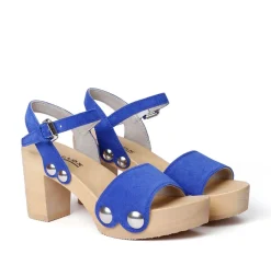 SOFTCLOX Eilyn Kaschmir Blue Orchid (Natur)-Frau Sandaletten