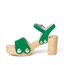 SOFTCLOX Eilyn Kaschmir Fashiongreen (Natur)-Frau Sandaletten