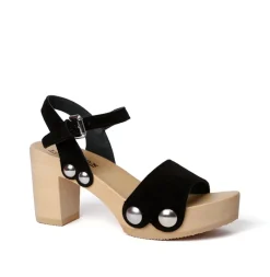 SOFTCLOX Eilyn Kaschmir Schwarz (Natur)-Frau Sandaletten