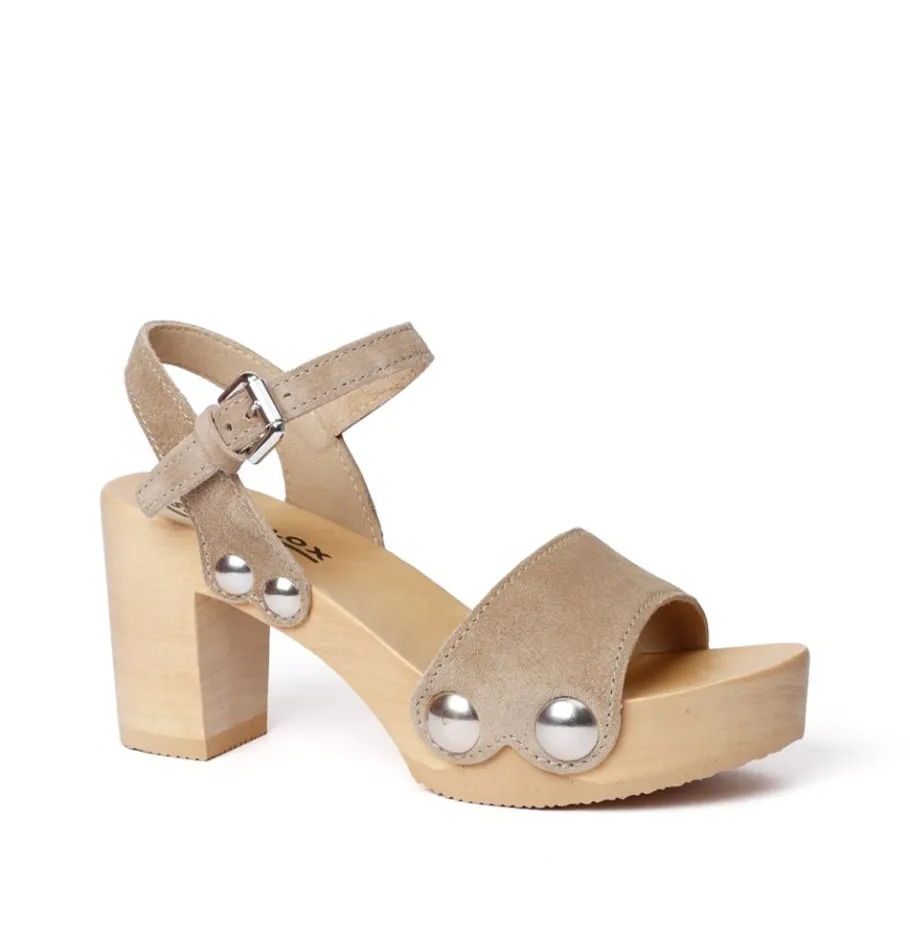 SOFTCLOX Eilyn Kaschmir Taupe (Natur)-Frau Sandaletten