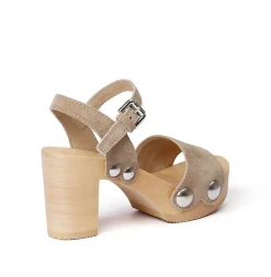 SOFTCLOX Eilyn Kaschmir Taupe (Natur)-Frau Sandaletten