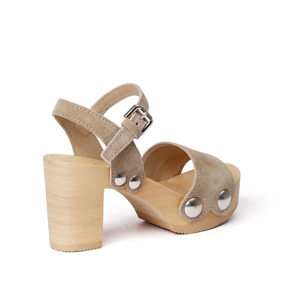 SOFTCLOX Eilyn Kaschmir Taupe (Natur)-Frau Sandaletten