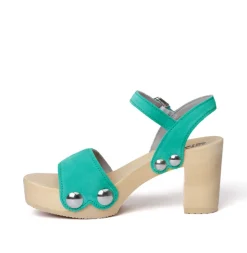 SOFTCLOX Eilyn Kaschmir Turkis (Natur)-Frau Sandaletten