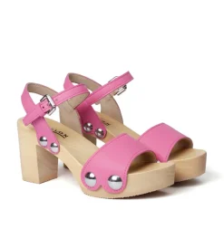 SOFTCLOX Eilyn Nappa Bubblegum (Natur)-Frau Sandaletten