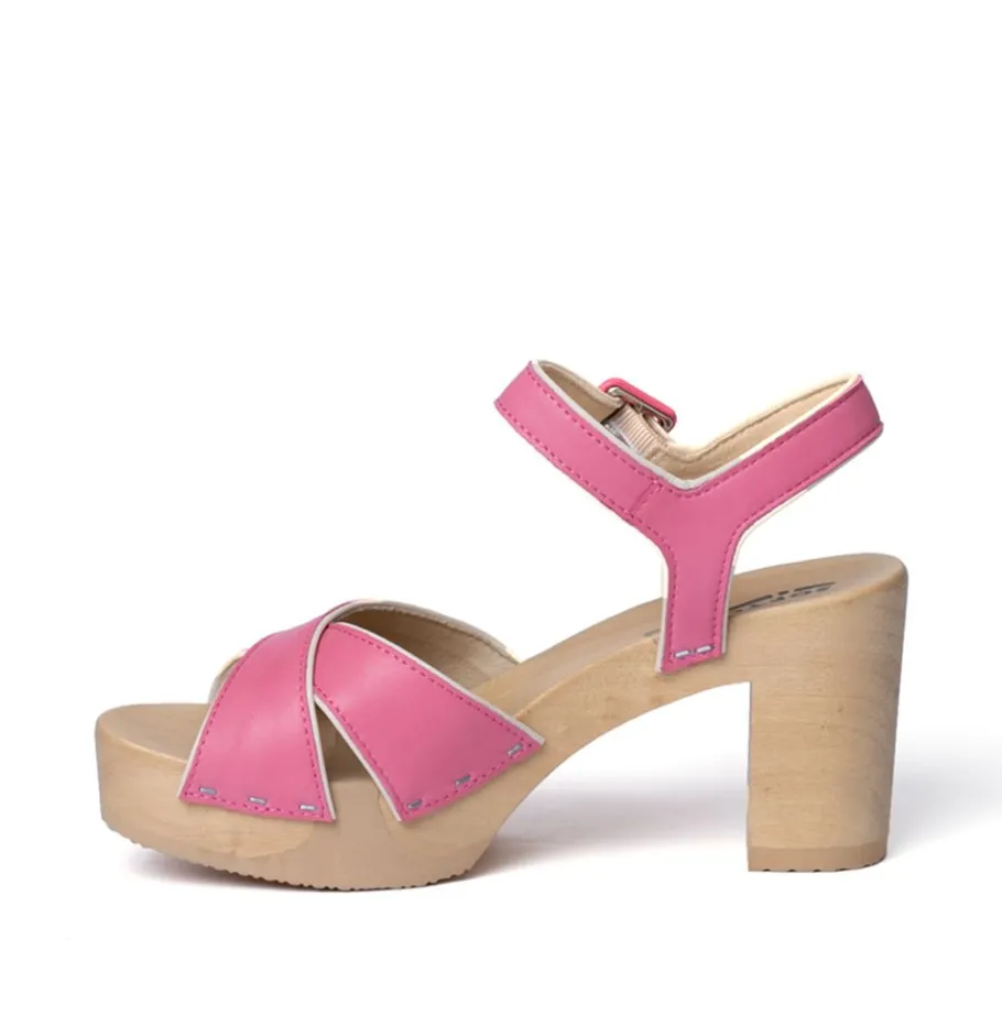 SOFTCLOX Ellis Nappa Bubblegum (Natur)-Frau Sandaletten