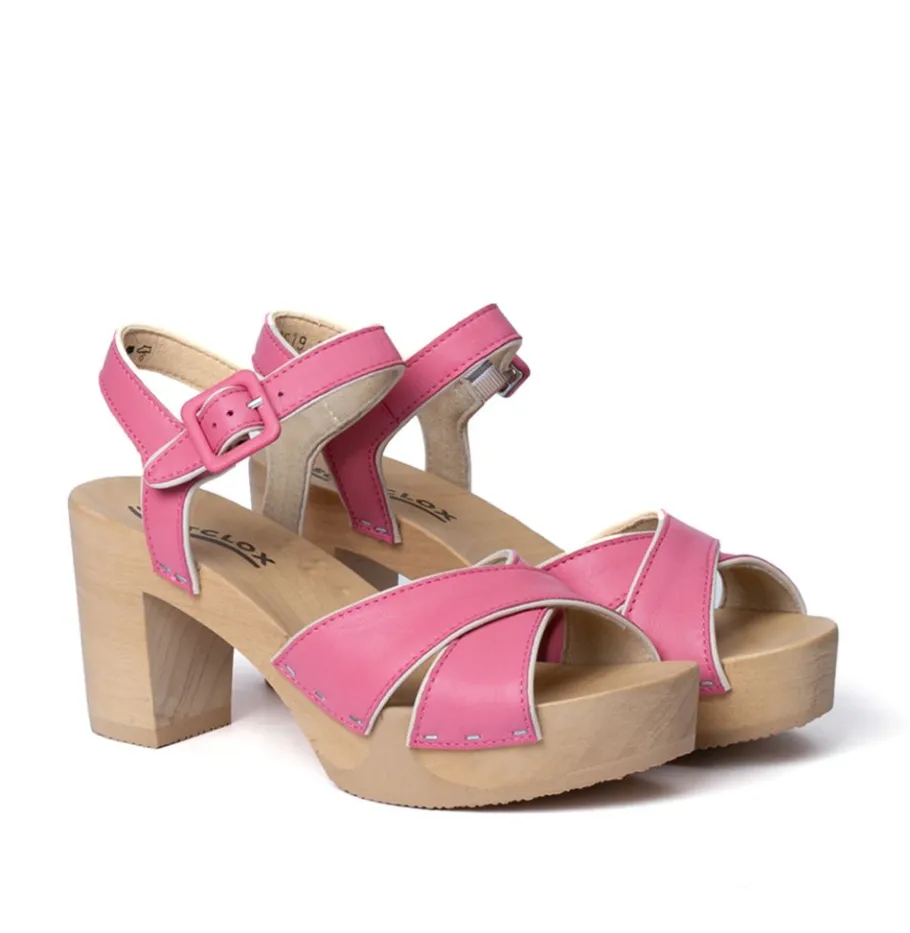 SOFTCLOX Ellis Nappa Bubblegum (Natur)-Frau Sandaletten