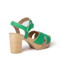 SOFTCLOX Ellis Nappa Jadegrun (Natur)-Frau Sandaletten