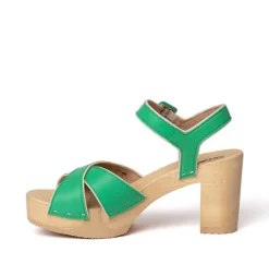 SOFTCLOX Ellis Nappa Jadegrun (Natur)-Frau Sandaletten