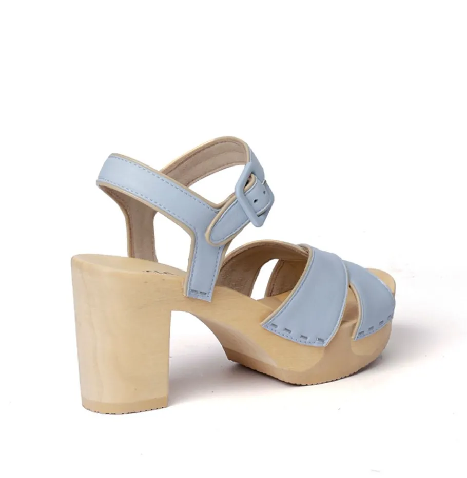 SOFTCLOX Ellis Nappa Powder Blue (Natur)-Frau Sandaletten
