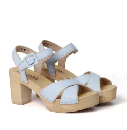 SOFTCLOX Ellis Nappa Powder Blue (Natur)-Frau Sandaletten