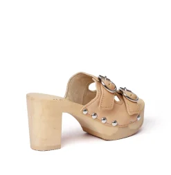 SOFTCLOX Evi Buttero Sahara (Natur)-Frau Pantoletten