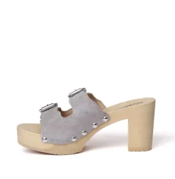 SOFTCLOX Evi Kaschmir Grau (Natur)-Frau Pantoletten