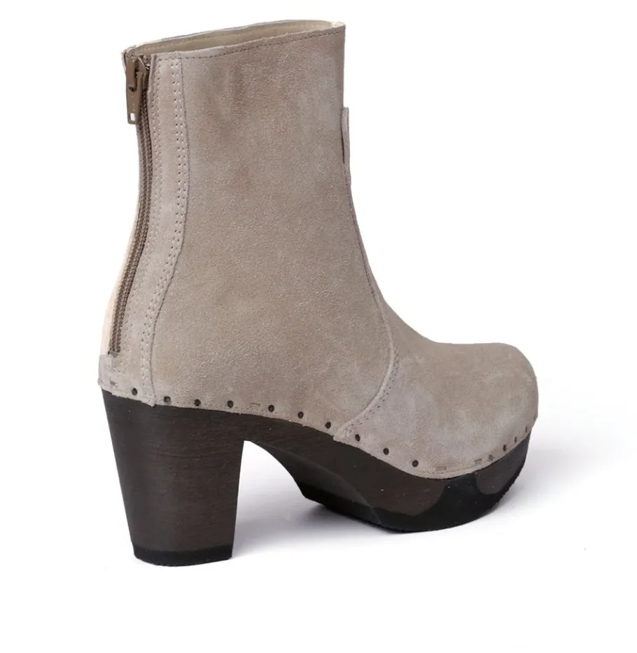 SOFTCLOX Franka Kaschmir Taupe (Dunkel)-Frau Stiefeletten