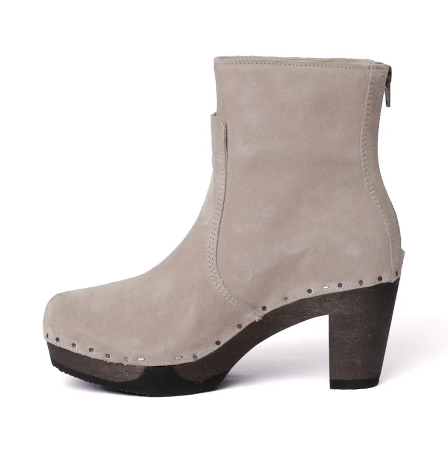 SOFTCLOX Franka Kaschmir Taupe (Dunkel)-Frau Stiefeletten