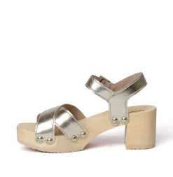 SOFTCLOX Hanka Perlato Gold (Natur)-Frau Sandaletten