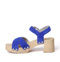 SOFTCLOX Hanne Kaschmir Blue Orchid (Natur)-Frau Sandaletten