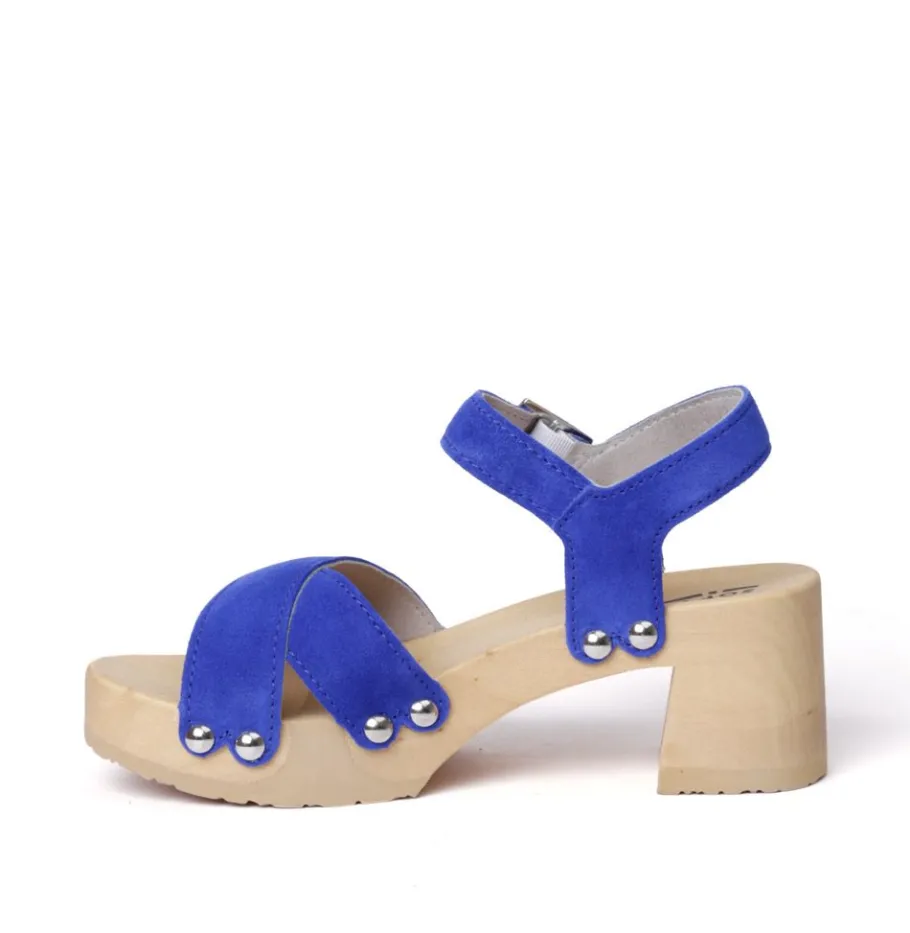 SOFTCLOX Hanne Kaschmir Blue Orchid (Natur)-Frau Sandaletten