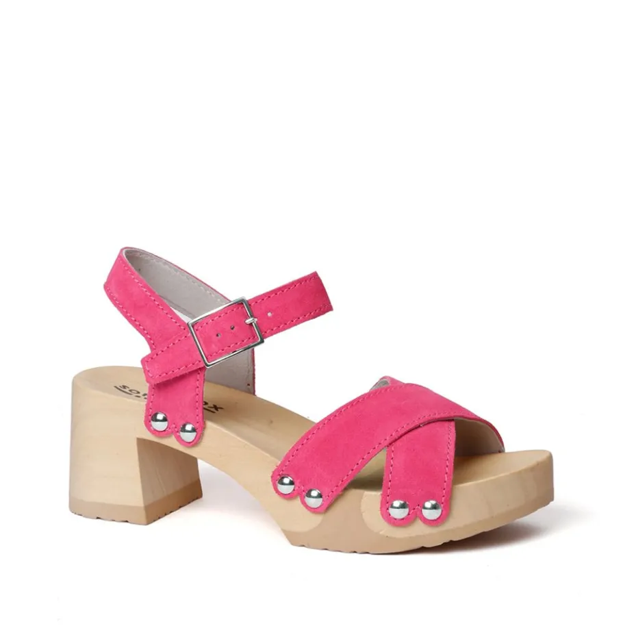 SOFTCLOX Hanne Kaschmir Pink Kiss (Natur)-Frau Sandaletten