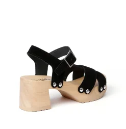 SOFTCLOX Hanne Kaschmir Schwarz (Natur)-Frau Sandaletten