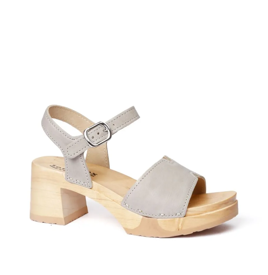 SOFTCLOX Hanny Buttero Olivgrau (Natur)-Frau Sandaletten
