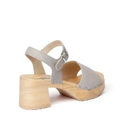 SOFTCLOX Hanny Buttero Olivgrau (Natur)-Frau Sandaletten