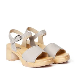 SOFTCLOX Hanny Buttero Olivgrau (Natur)-Frau Sandaletten