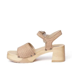 SOFTCLOX Hanny Twist Cappuccino (Natur)-Frau Sandaletten