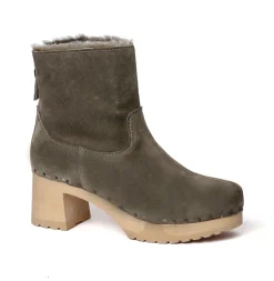 SOFTCLOX Happy Kaschmir/Lf Oliv (Natur)-Frau Stiefeletten