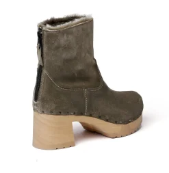 SOFTCLOX Happy Kaschmir/Lf Oliv (Natur)-Frau Stiefeletten