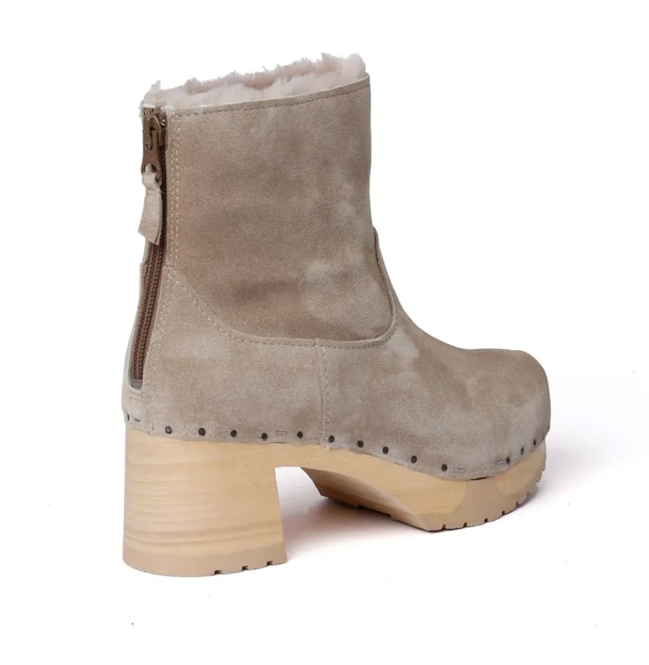 SOFTCLOX Happy Kaschmir/Lf Taupe (Natur)-Frau Stiefeletten