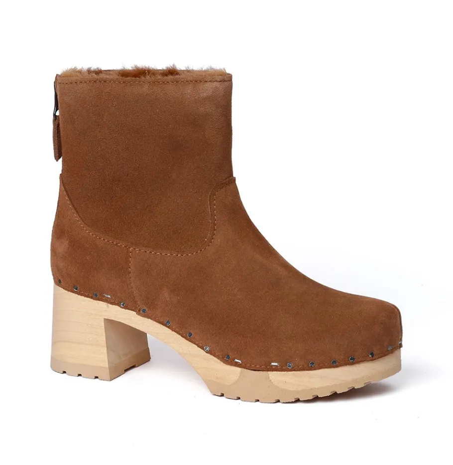 SOFTCLOX Happy Kaschmir/Lf Whiskey (Natur)-Frau Stiefeletten