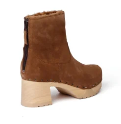 SOFTCLOX Happy Kaschmir/Lf Whiskey (Natur)-Frau Stiefeletten