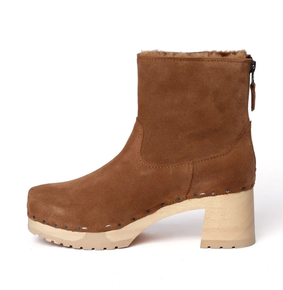 SOFTCLOX Happy Kaschmir/Lf Whiskey (Natur)-Frau Stiefeletten