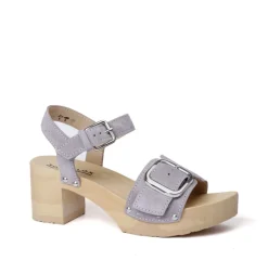 SOFTCLOX Harriet Kaschmir Grau (Natur)-Frau Sandaletten