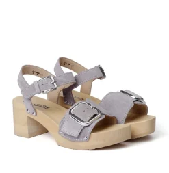 SOFTCLOX Harriet Kaschmir Grau (Natur)-Frau Sandaletten