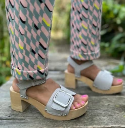 SOFTCLOX Harriet Kaschmir Grau (Natur)-Frau Sandaletten